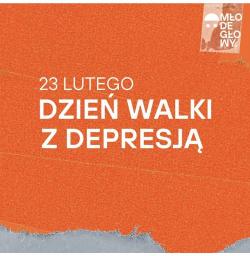 23 liutego - dzień walki z depresją (plakat)