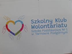 Konkurs na logo Szkolnego Klubu Wolontariatu - zwycięski projekt.