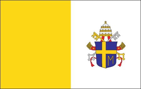 Dzień Patrona - flaga papieska
