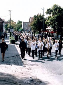 21 września 2002r.- uroczystość nadania szkole imienia Jana Pawła II.