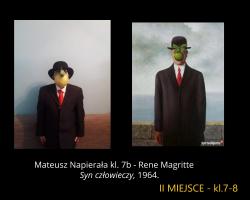 Mateusz Napierała kl. 7b - Rene Magritte Syn człowieczy