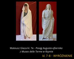 Mateusz Glaza kl. 7e - Posąg Augusta - ofiarnika