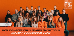 "Godzina dla Młodych Głów" - baner informacyjny programu